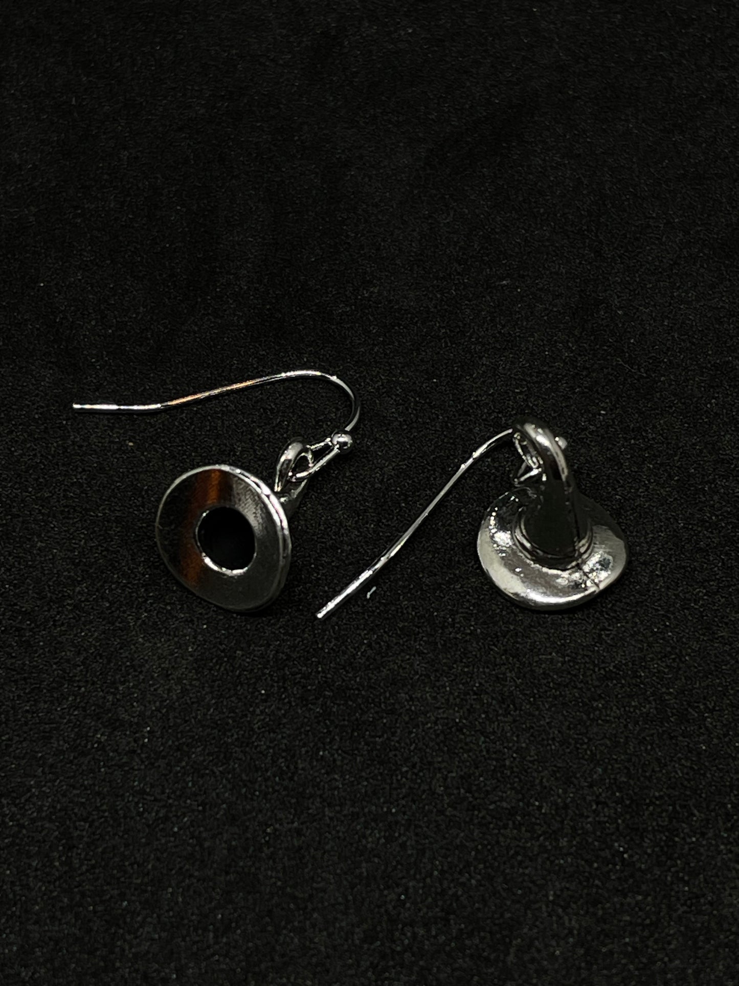 Witches hat charm drop earrings