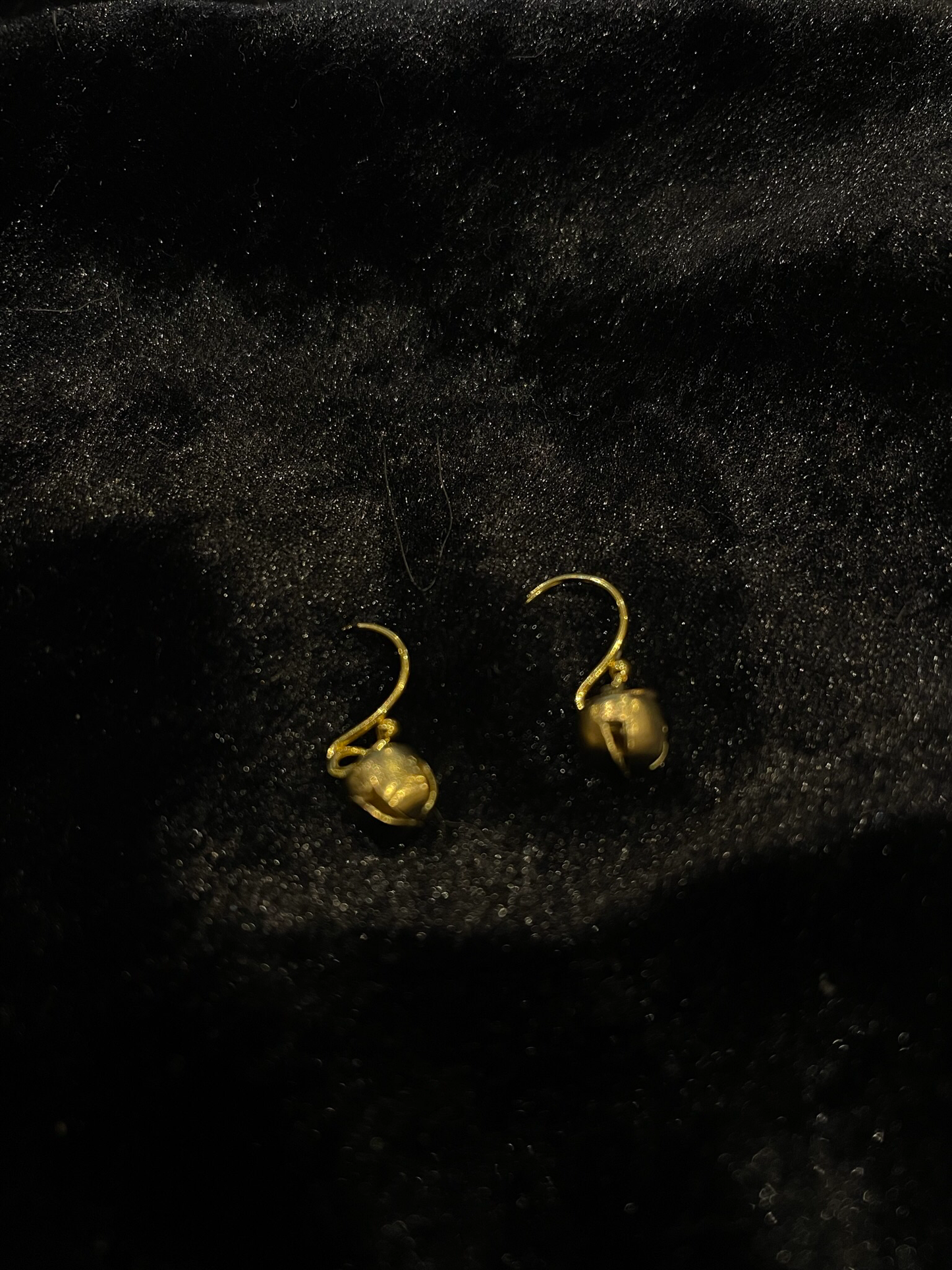 Festive bell drop & hoop earrings