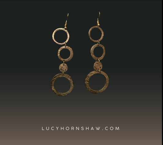 Bronze rings earrings
