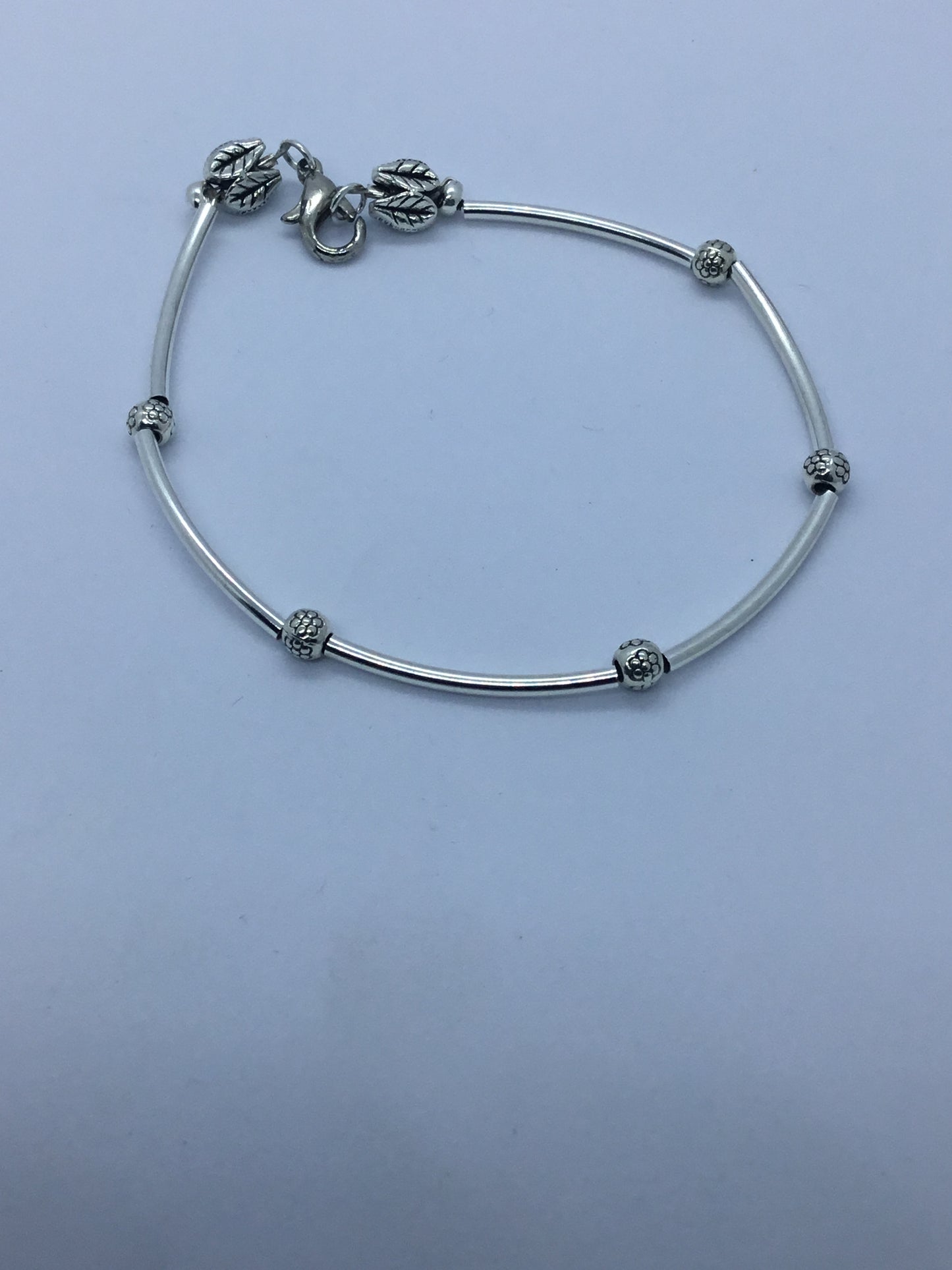 Wire & bead bracelet